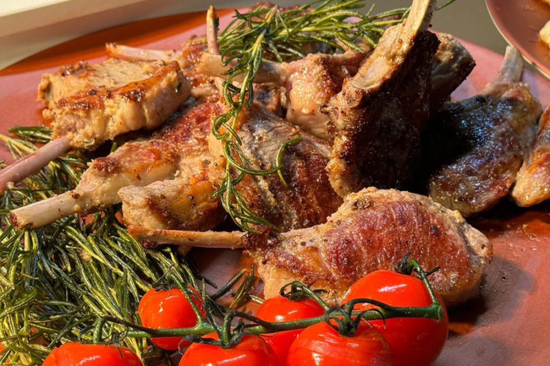 Sonntagsbrunch Lammkotlett